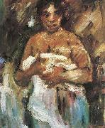 Lovis Corinth Madchen, sich entkleidend Spain oil painting artist